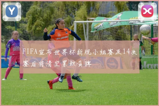 FIFA宣布世界杯新规小组赛及14决赛后将清空累积黄牌